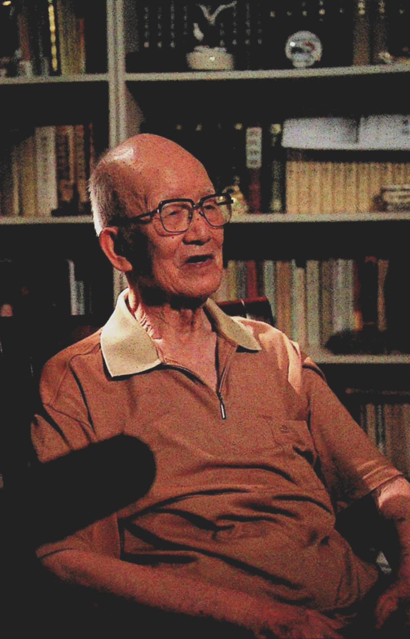 罗沛霖（1913-2011），电子学与信息学家。中国科学院及中国工程院资深院士。图为罗沛霖院士接受采访（2010年）.jpg